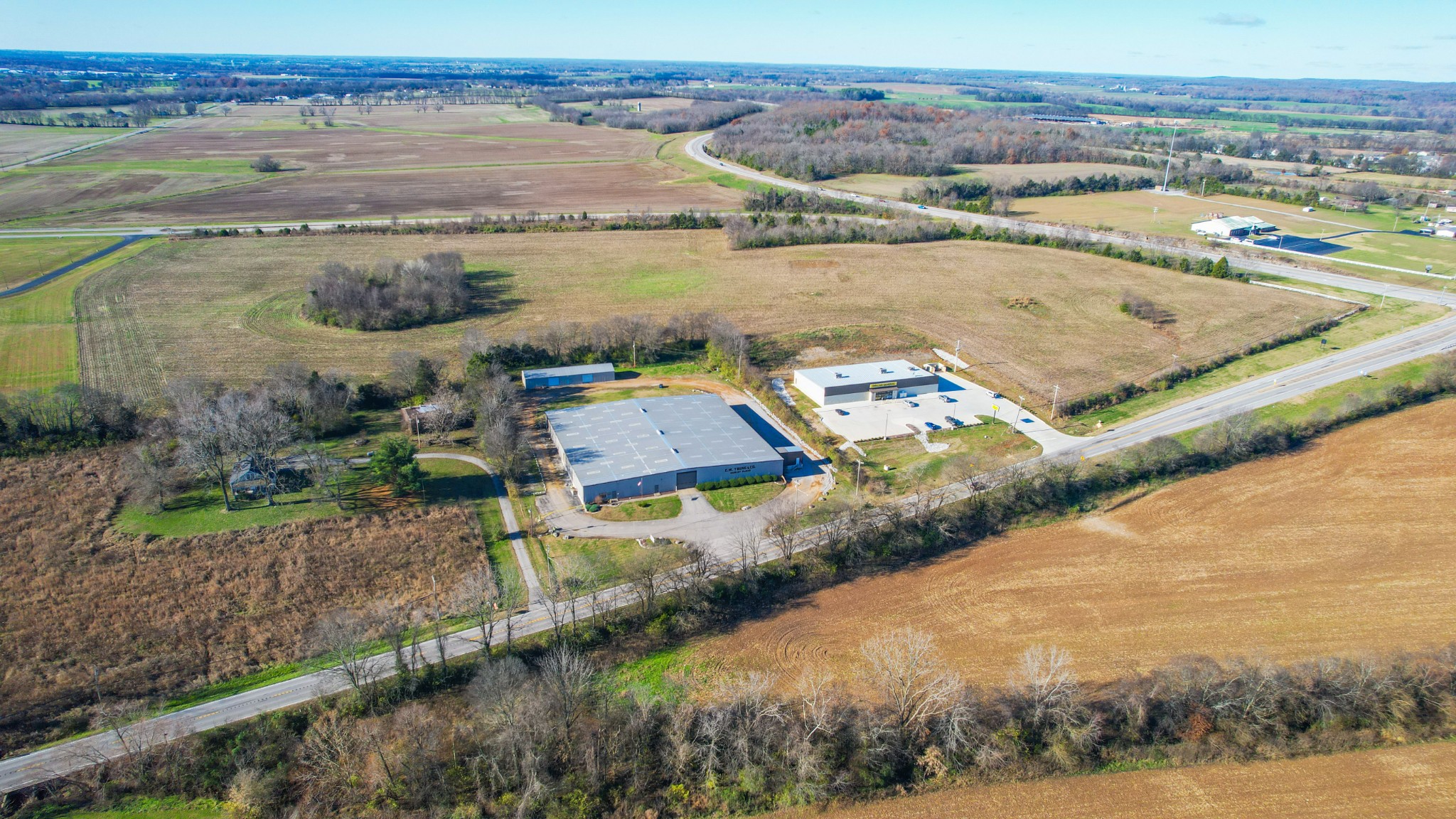 0 Cadiz Road Hopkinsville, KY 42240 - Photo 47 of 56 an aerial view of residential houses with outdoor space and ocean
