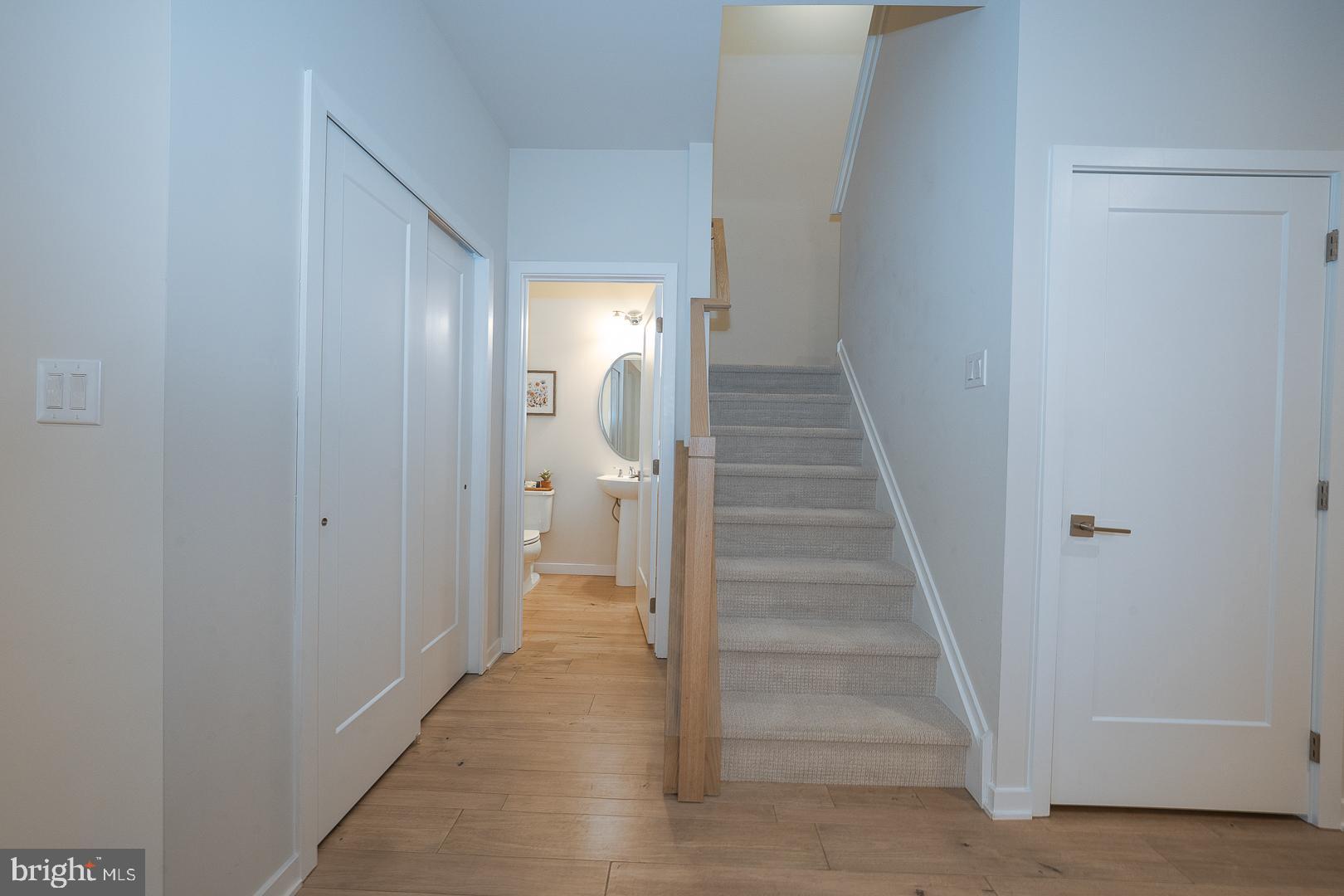 724 Switchman Road Media, PA 19063 - Photo 28 of 70 a view of a hallway with wooden floor and entryway