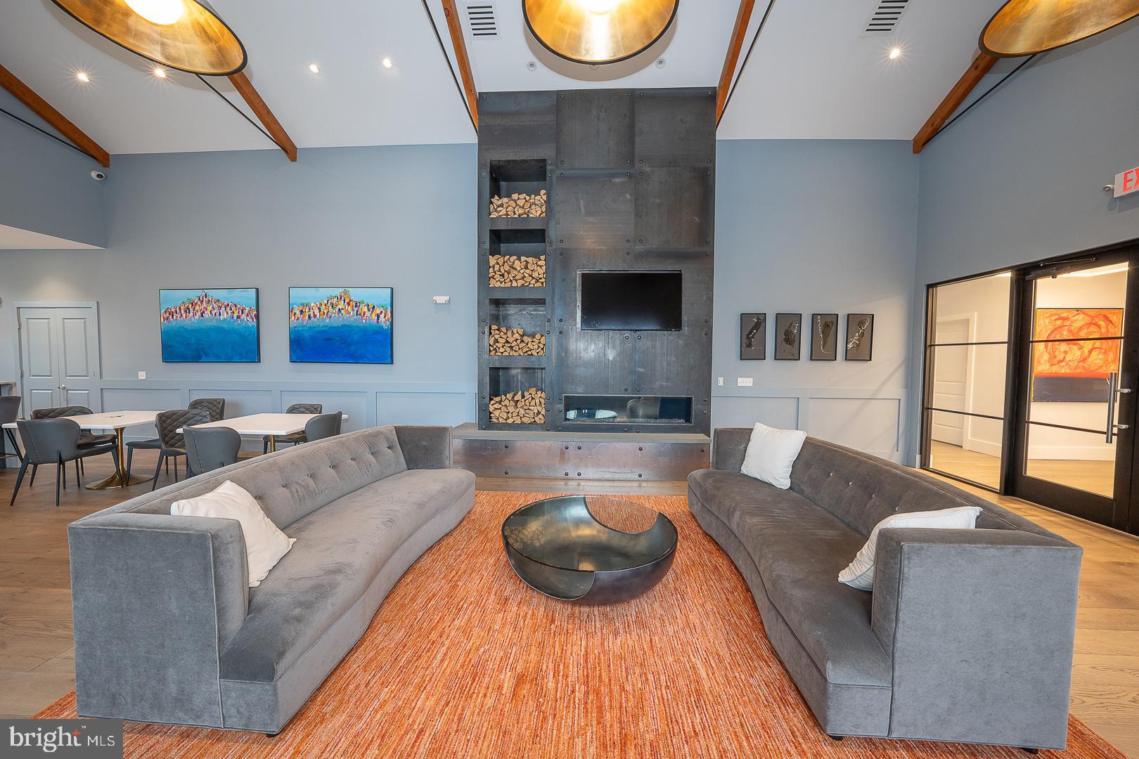 724 Switchman Road Media, PA 19063 - Photo 61 of 70 a living room with furniture and a fireplace