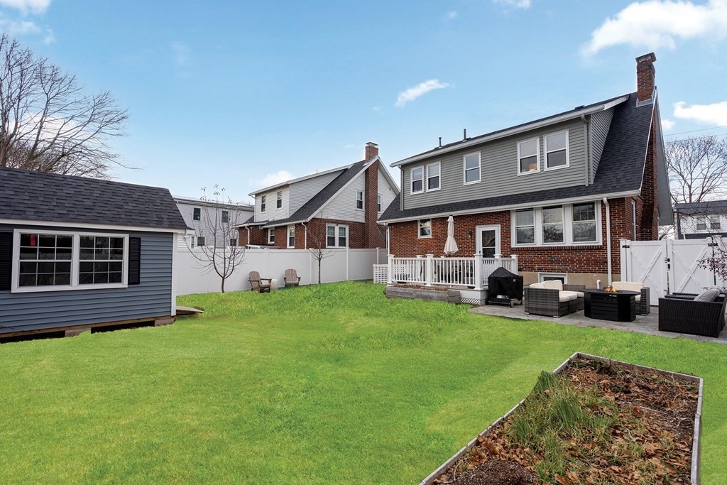 70 Falmouth Road Newton, MA 02465 - Photo 27 of 29 a view of a yard in front of a house