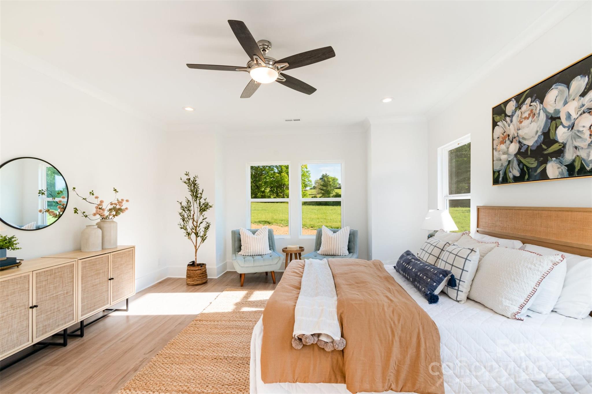 2133 Tite Road Stanfield, NC 28163 - Photo 15 of 35 a bedroom with a large bed and a window