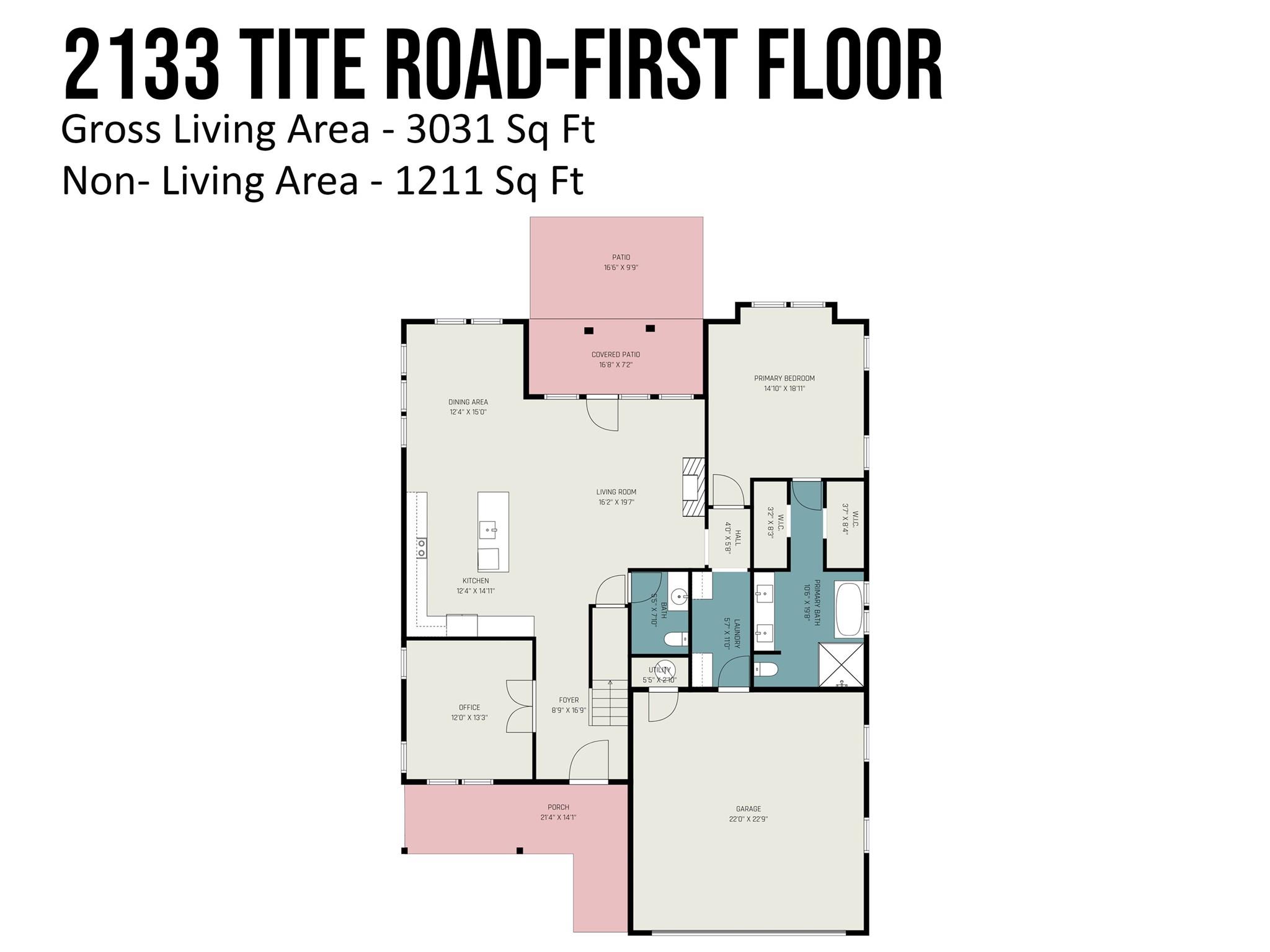 2133 Tite Road Stanfield, NC 28163 - Photo 35 of 35 a picture of a floor plan