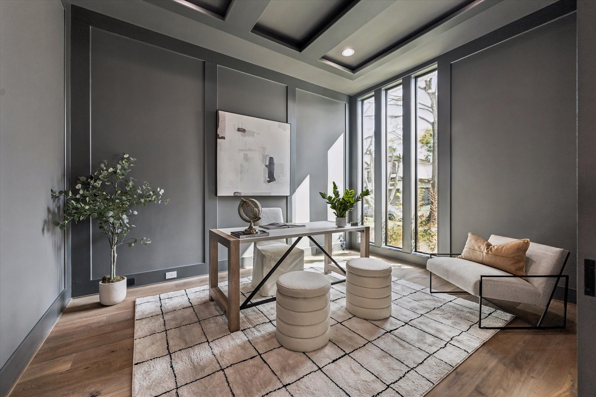2120 Branard Street Houston, TX 77098 - Photo 3 of 33 a living room with furniture and a potted plant