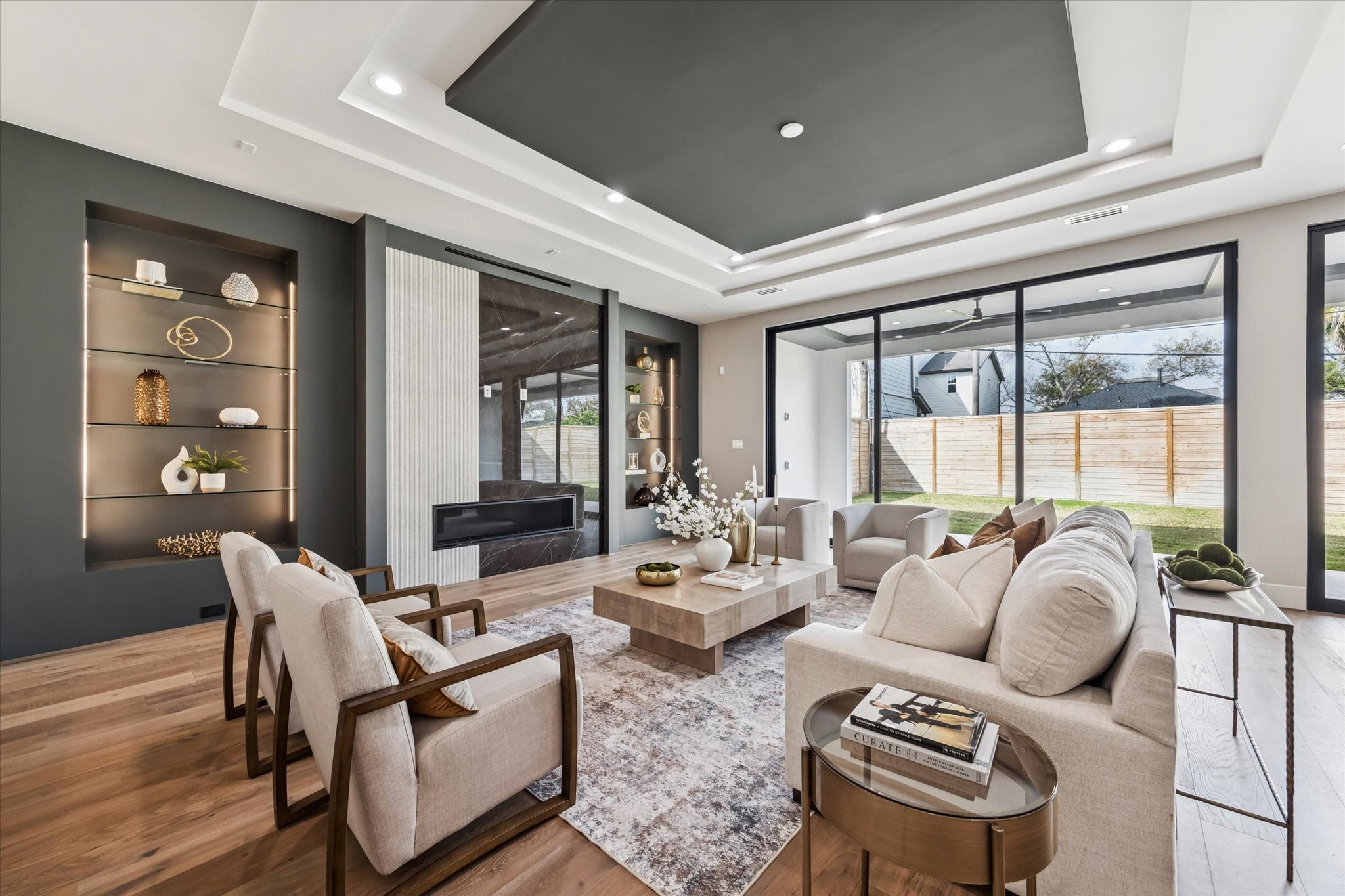 2120 Branard Street Houston, TX 77098 - Photo 6 of 33 a living room with furniture and a large window