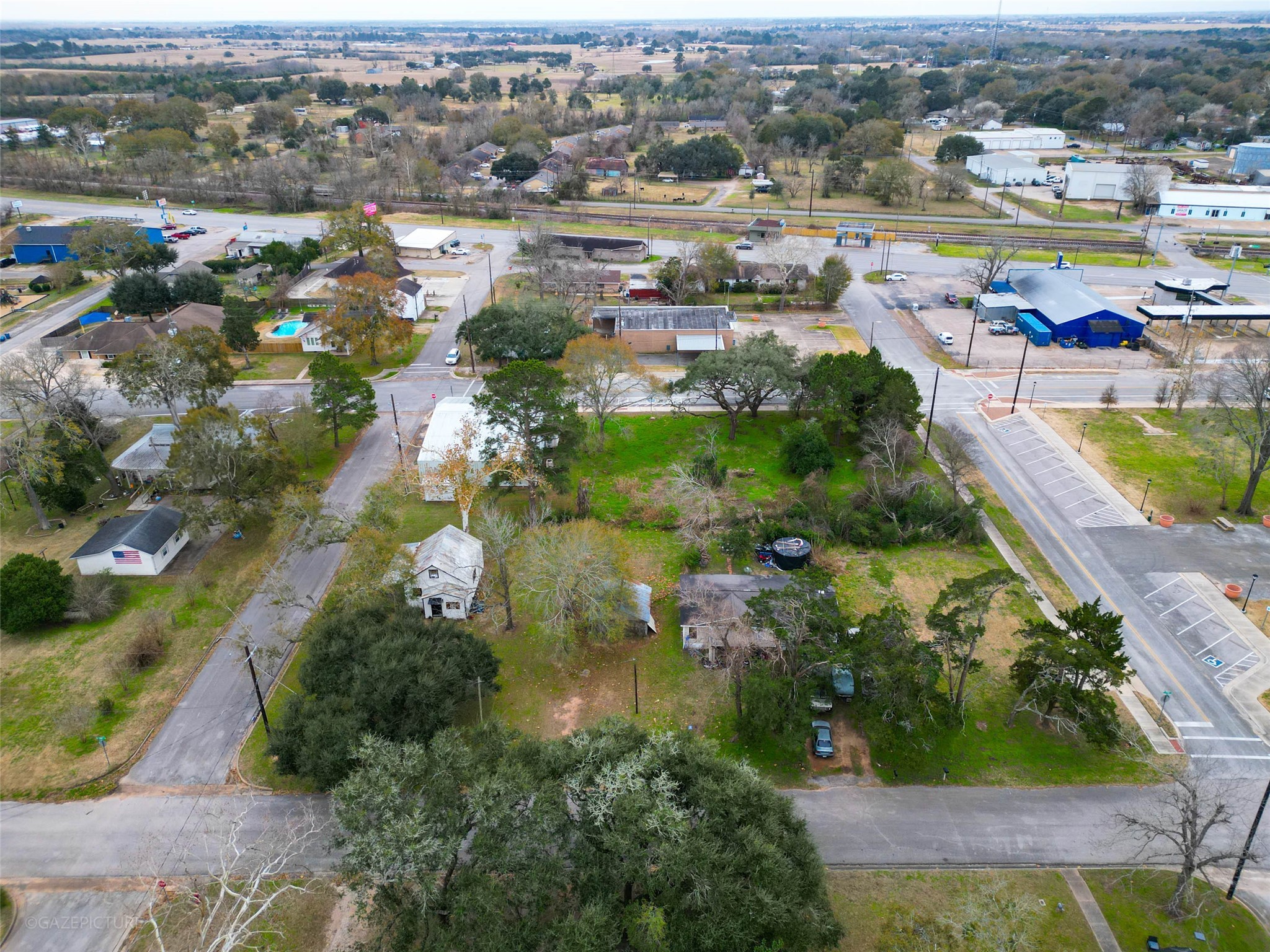 0 Cherry Street Waller, TX 77484 - Photo 4 of 5 an aerial view of residential houses with outdoor space