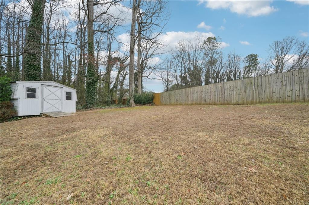 1315 Sanden Ferry Drive Decatur, GA 30033 - Photo 29 of 33 a view of a backyard