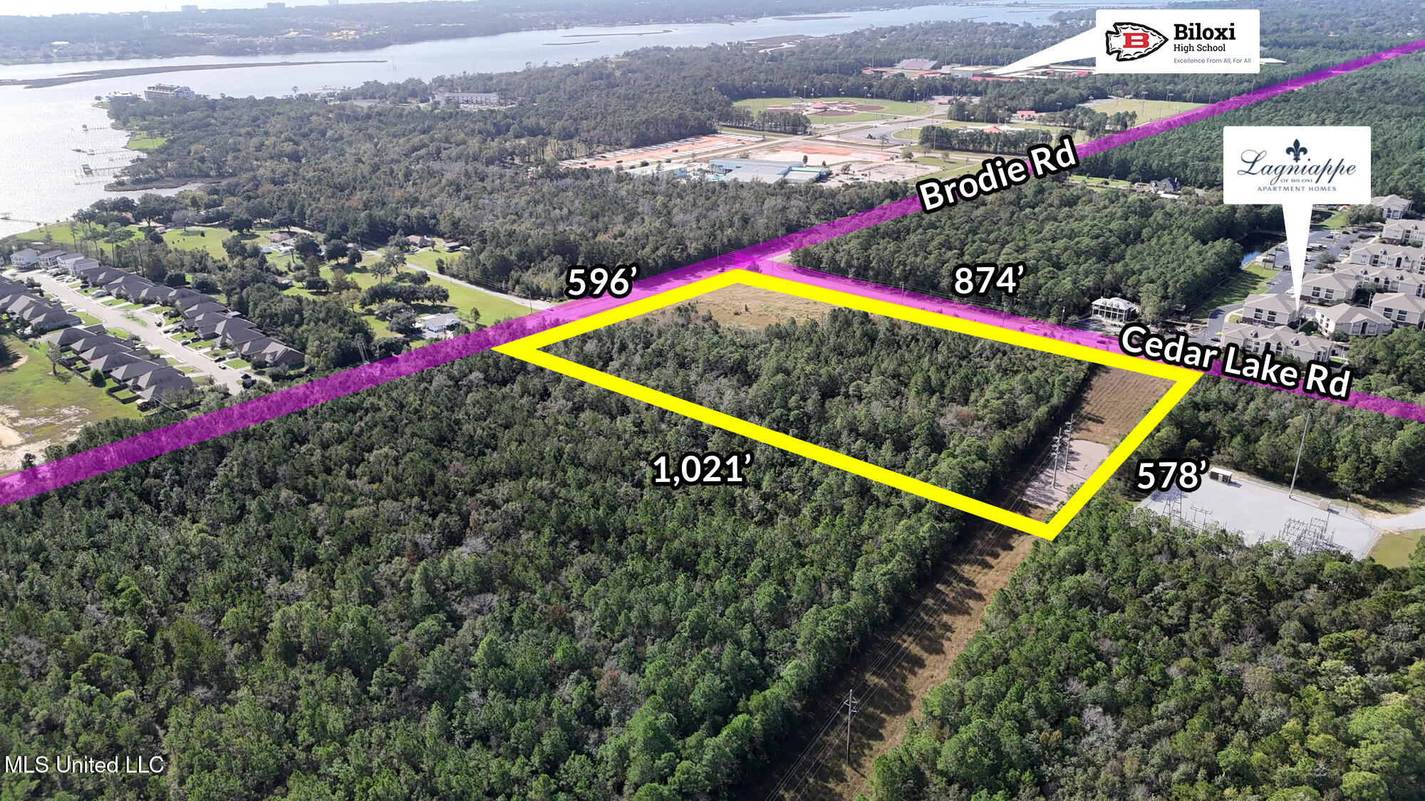 Brodie Road Biloxi, MS 39532 - Photo 3 of 7 11.77 Ac on Cedar Lake_1