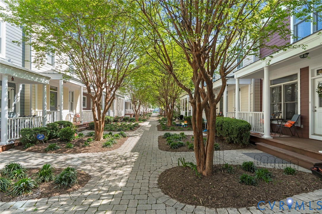 605 Spring Street, Unit B Richmond, VA 23220 - Photo 3 of 42 a view of a house with a yard