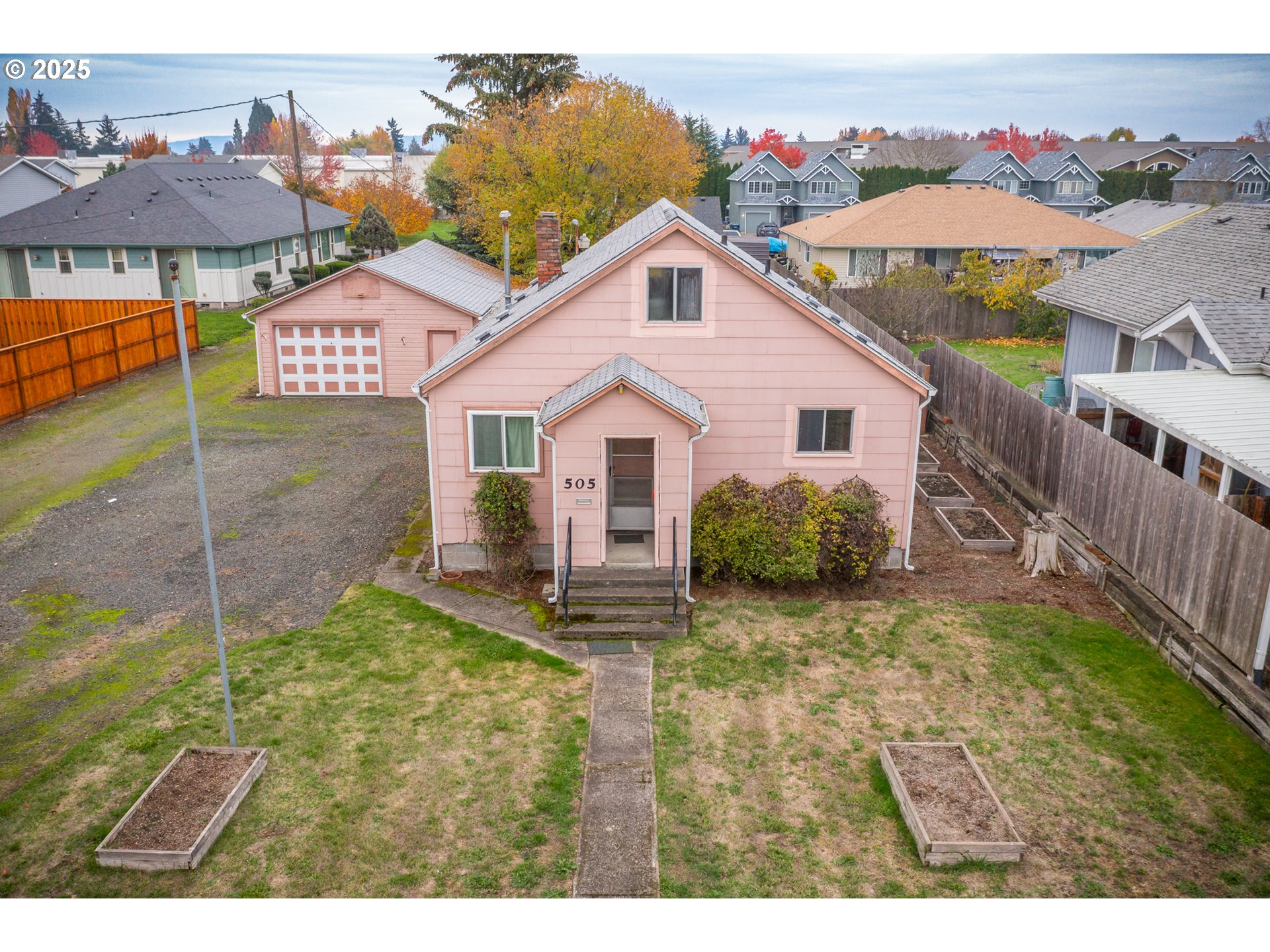 505 Broad Street South Monmouth, OR 97361 - Photo 22 of 28 a view of a house with a yard