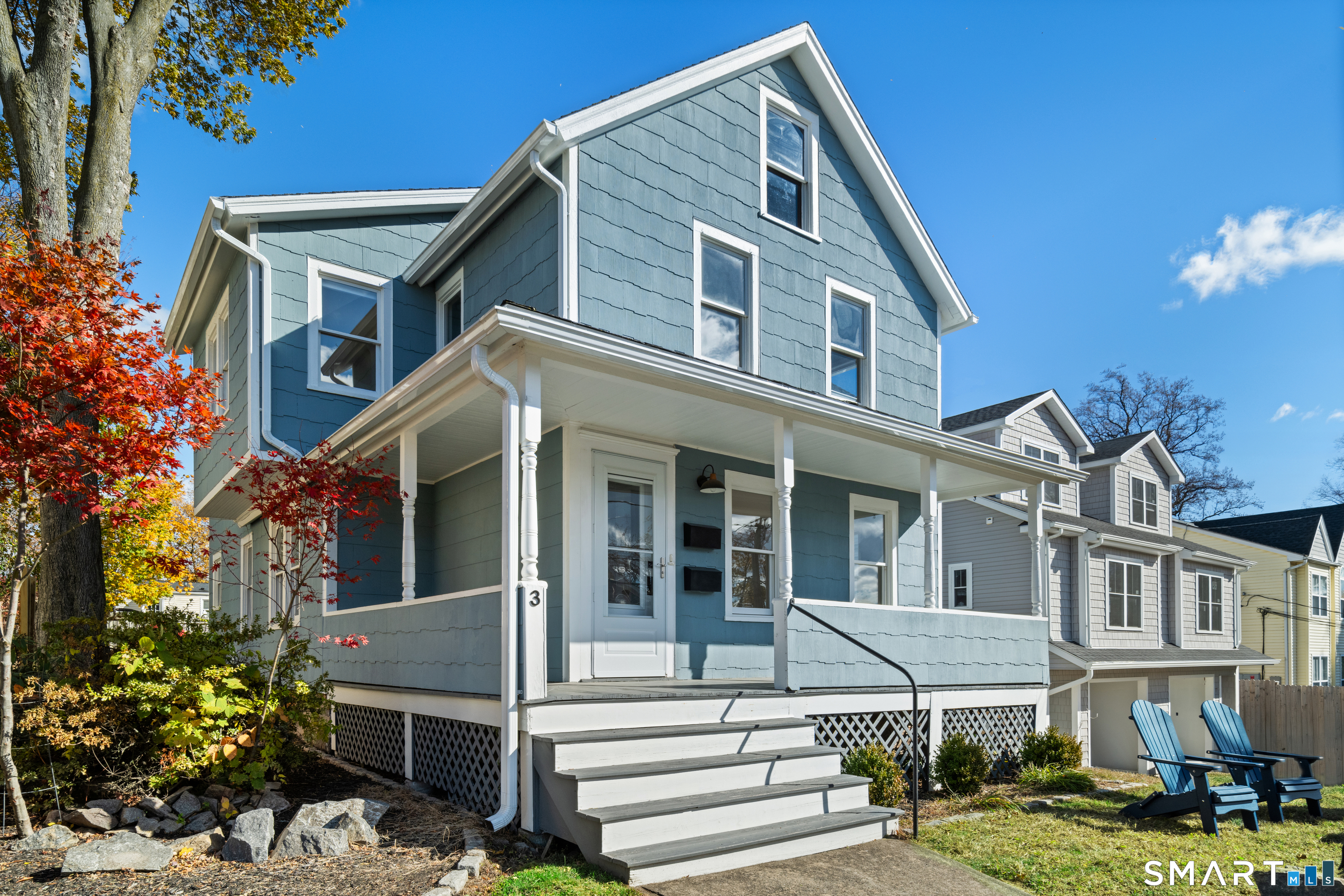 3 Edgewood Street Norwalk, CT 06854 - Photo 2 of 23 a front view of a house with garden