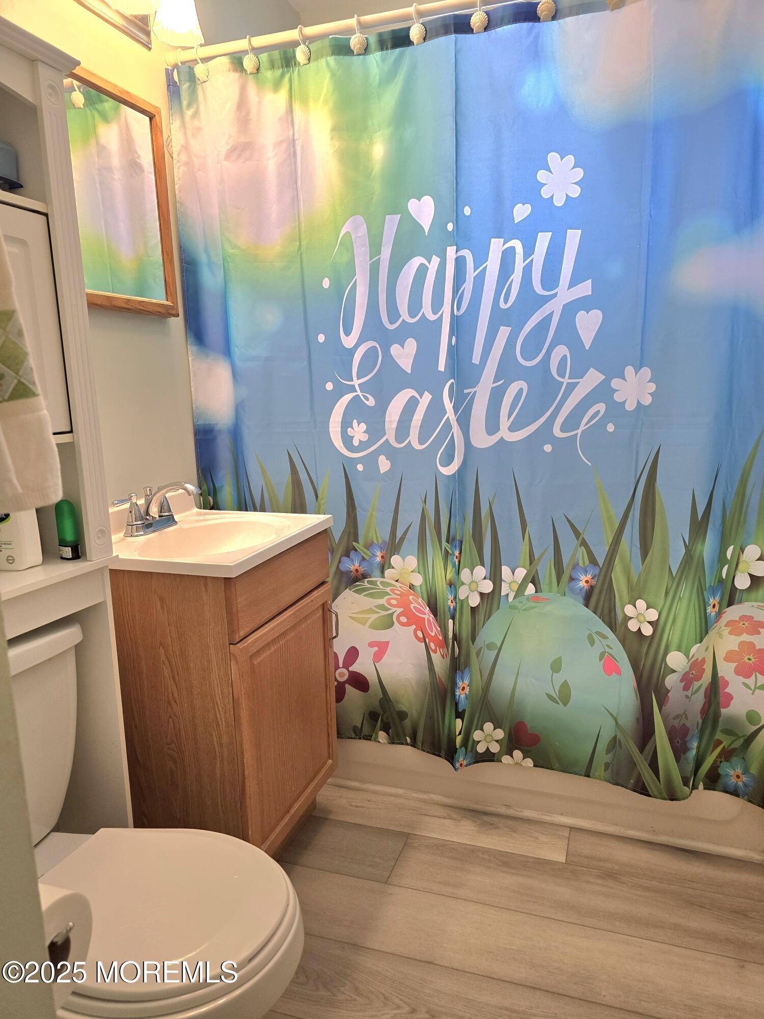 2126 Wainwright Road Toms River, NJ 08753 - Photo 21 of 28 a bathroom with a sink mirror vanity and toilet