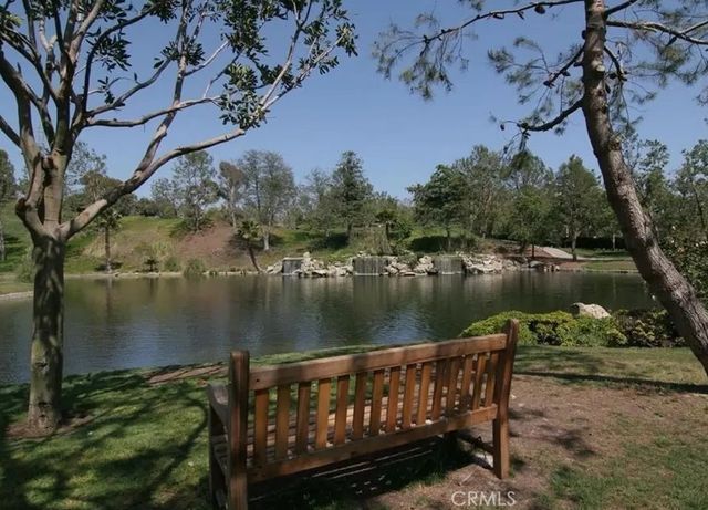 a view of a lake with houses