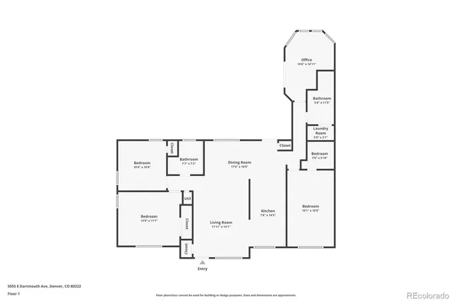 $3,095 | 5055 East Dartmouth Avenue, Denver, CO 80222