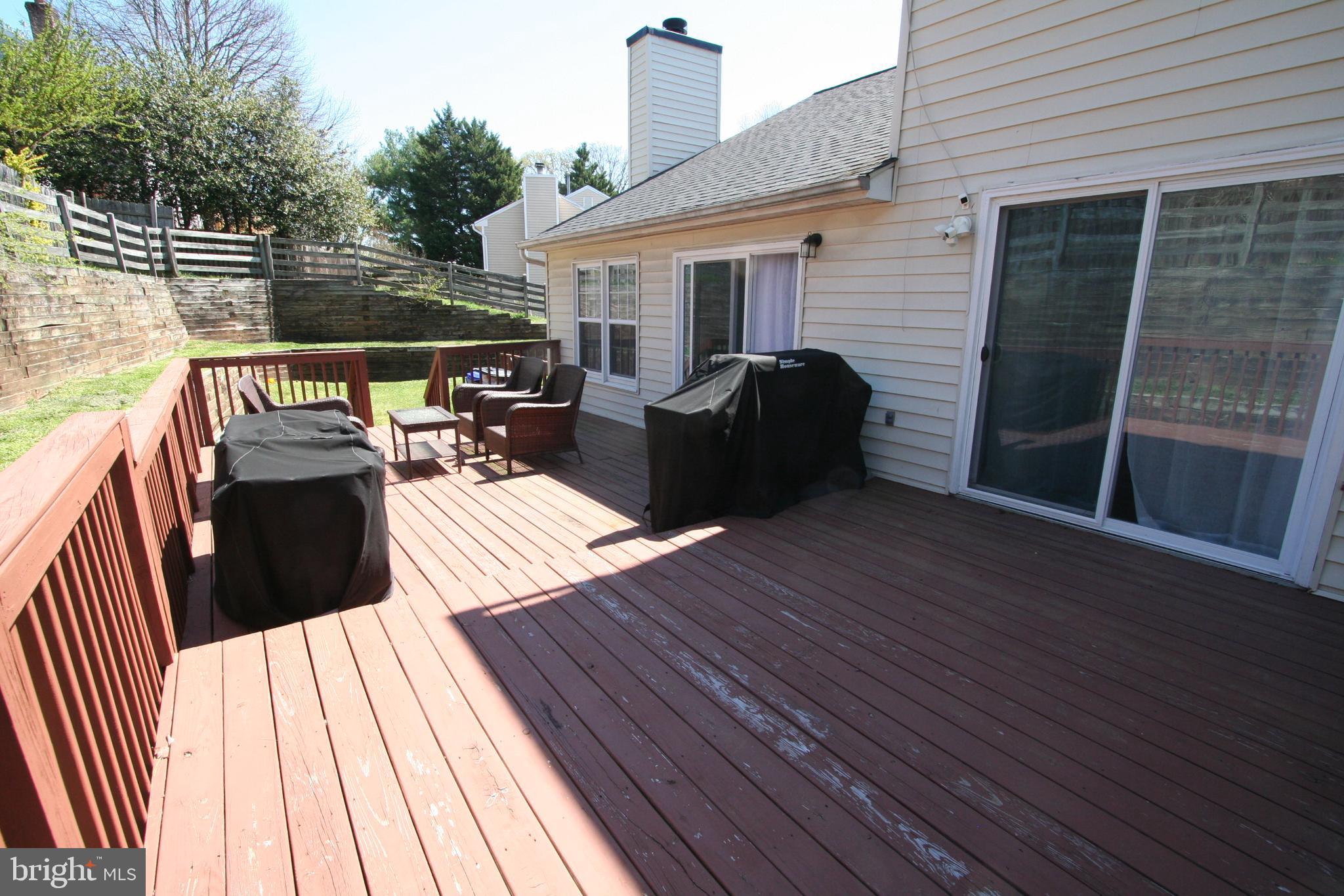 13017 Broadmore Road Silver Spring, MD 20904 - Photo 66 of 79 Deck with sliders to Family Room and Kitchen