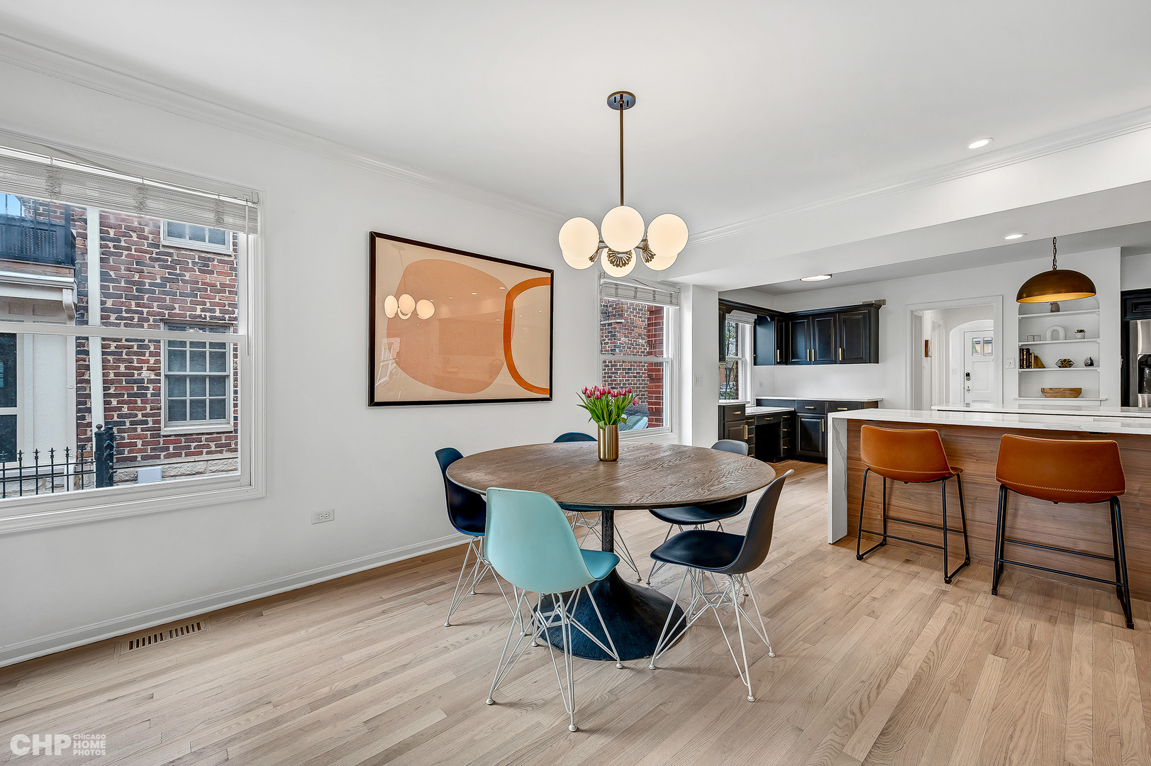 316 Nuttall Road Riverside, IL 60546 - Photo 12 of 40 a view of a dining room with furniture window and wooden floor