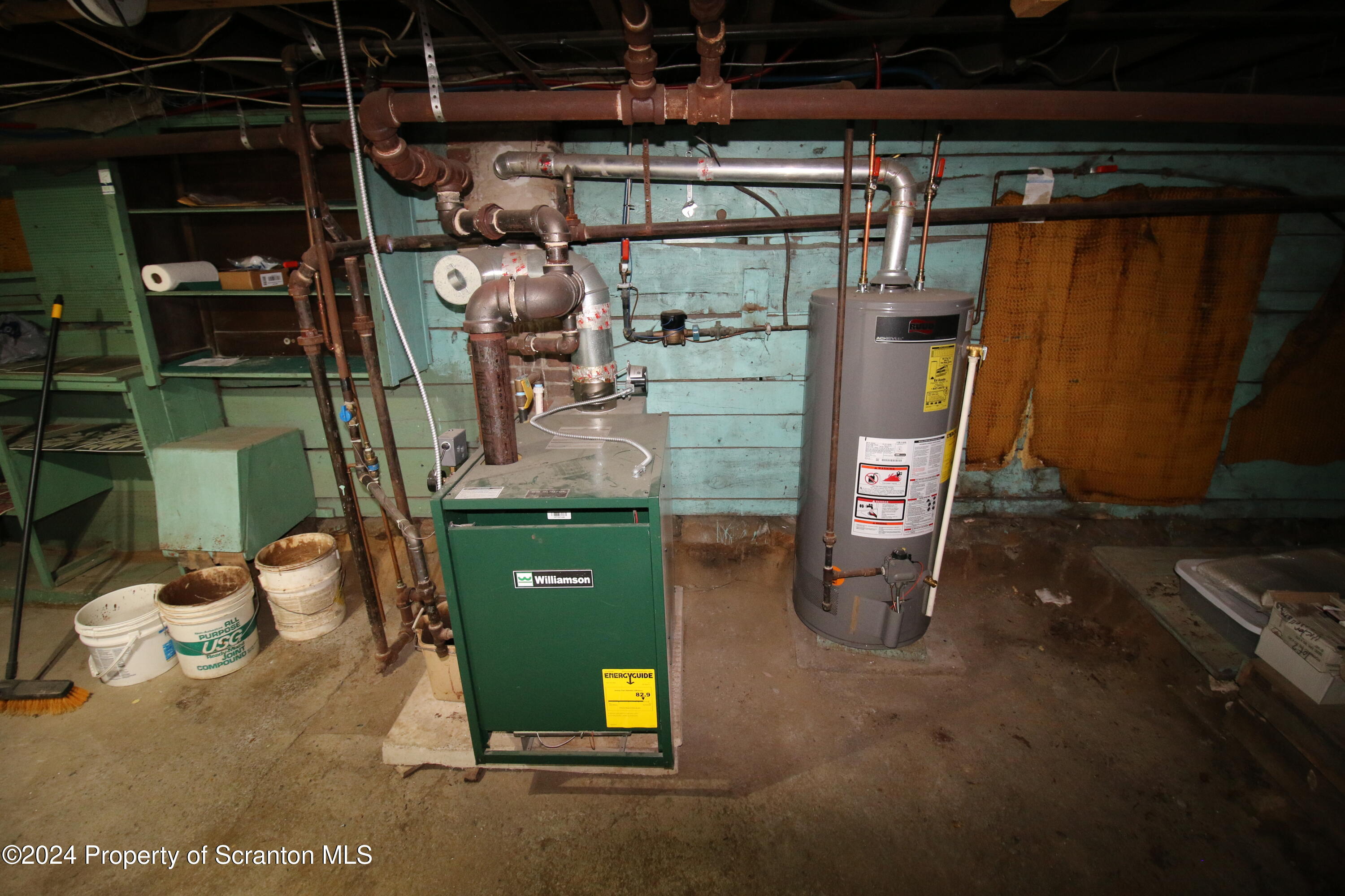 1105 Rundle Street Scranton, PA 18504 - Photo 21 of 30 a close view of water heater room