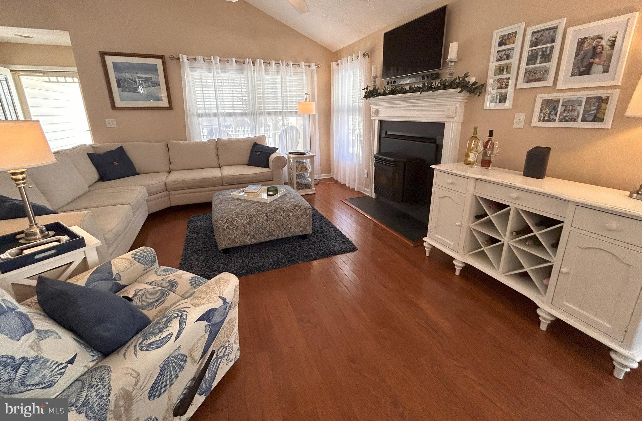 16359 John Rowland Trail Milton, DE 19968 - Photo 2 of 38 Lovely hardwood floors & pellet stove fireplace