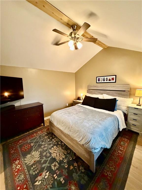 525 Wildcat Bridge Road Royston, GA 30662 - Photo 21 of 26 a bedroom with a bed and a television