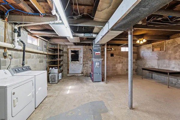 a view of a storage room