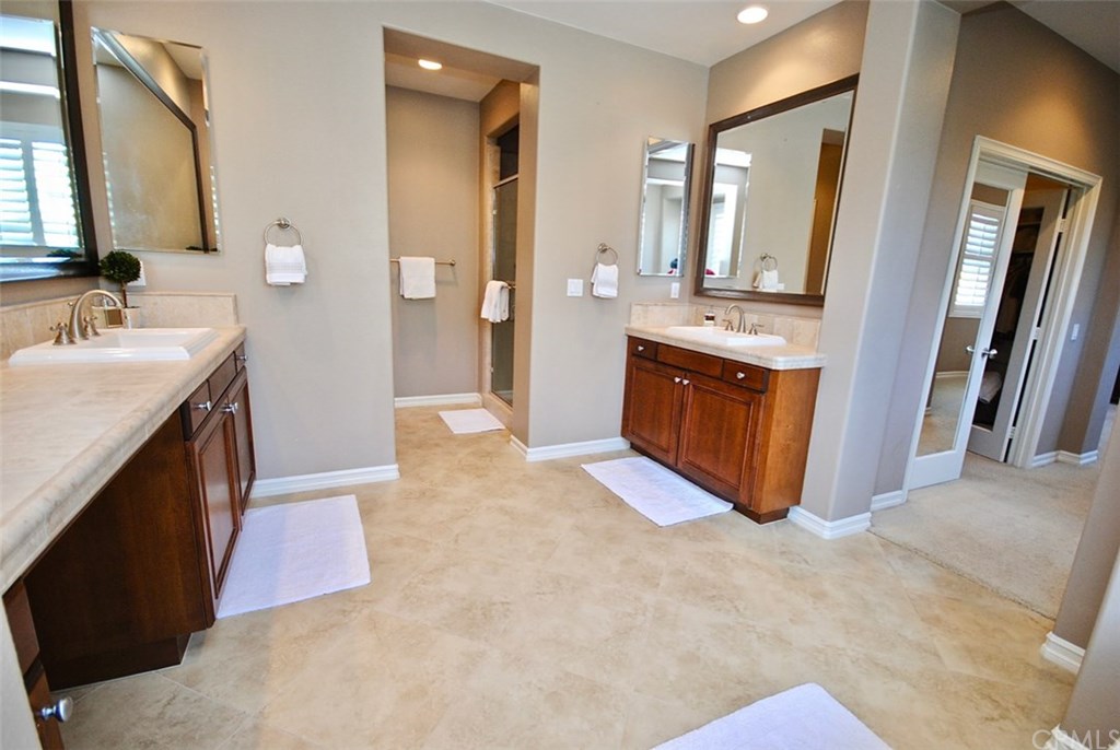 15530 Cardamon Way Tustin, CA 92782 - Photo 35 of 50 Oversized Custom Tile Walk-in Shower