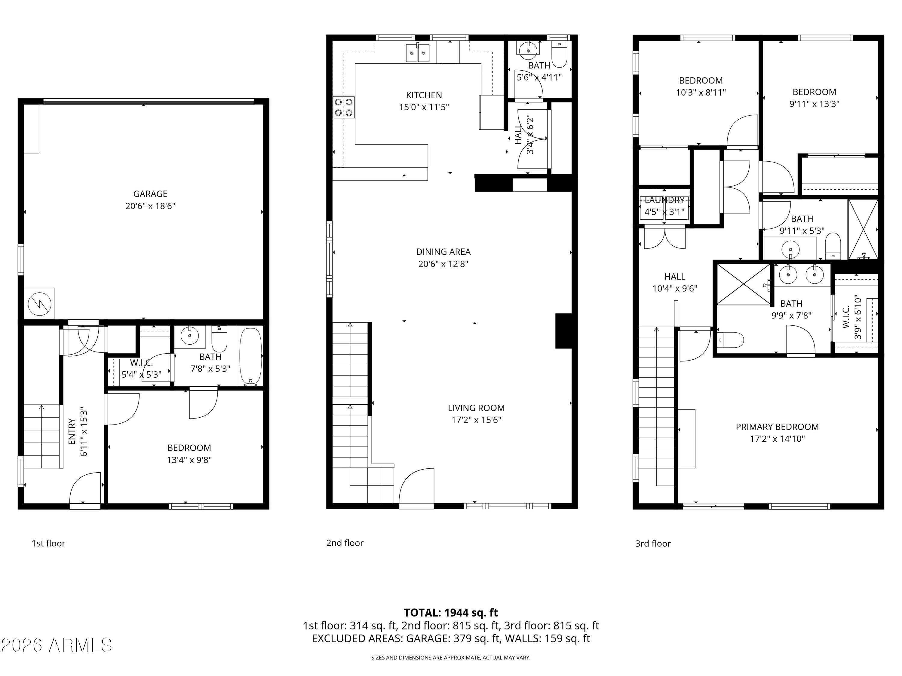 2150 West Alameda Road, Unit 1286 Phoenix, AZ 85085 - Photo 41 of 41 Floor Plan