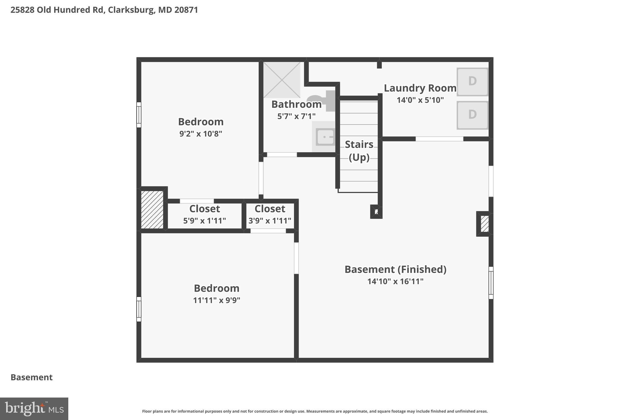 25828 Old Hundred Road Dickerson, MD 20842 - Photo 32 of 32 Lower Level Floorplan