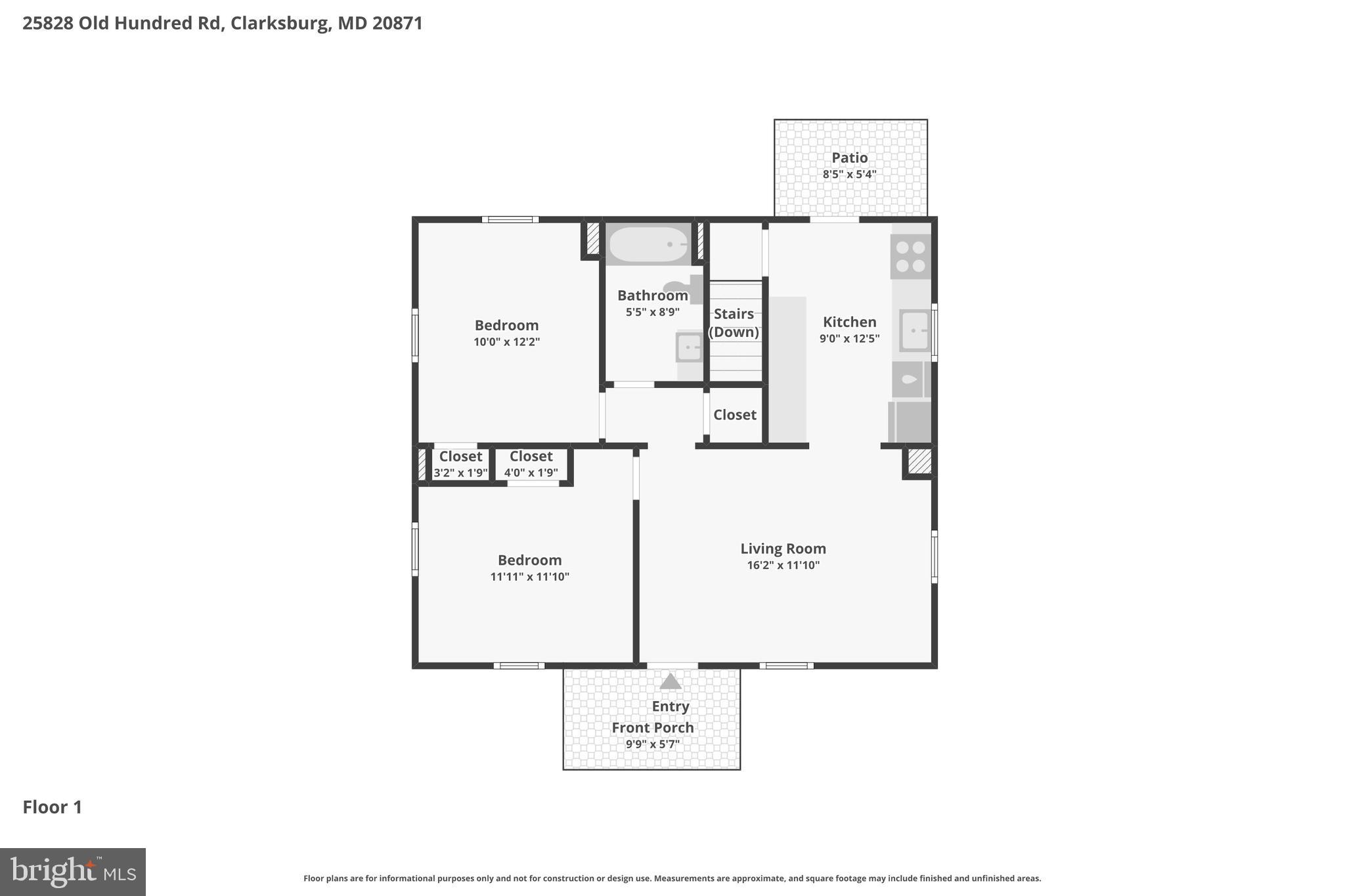 25828 Old Hundred Road Dickerson, MD 20842 - Photo 31 of 32 1st Floor Floorplan