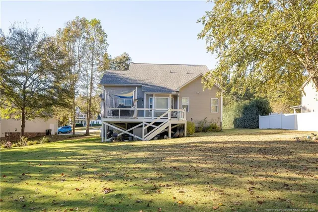 a view of house with a large window