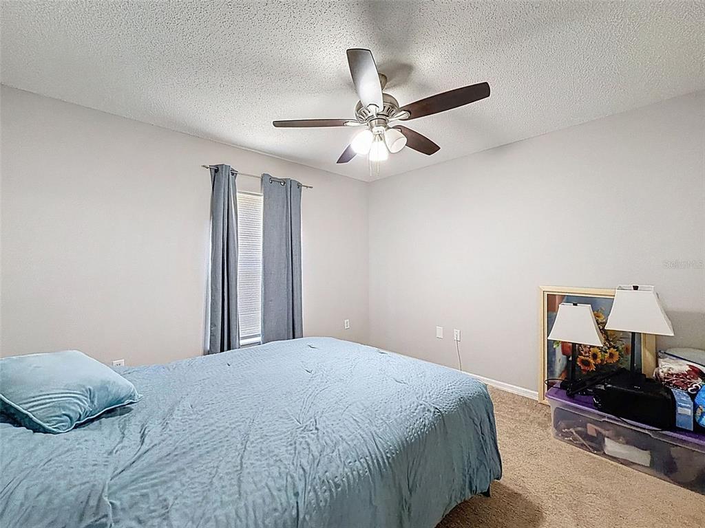 16061 Cave Swallow Road Brooksville, FL 34614 - Photo 31 of 47 a bedroom with a bed ceiling fan and a window