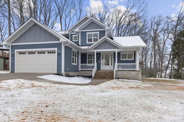 a house with trees in the background