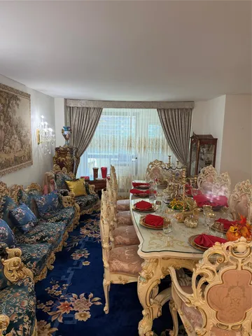 a view of a hallway with a door