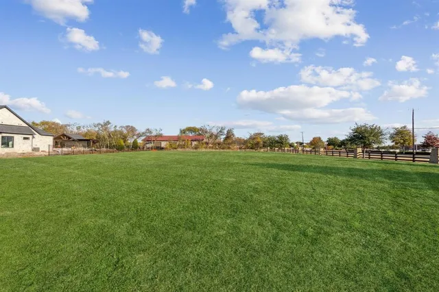 a view of a green field