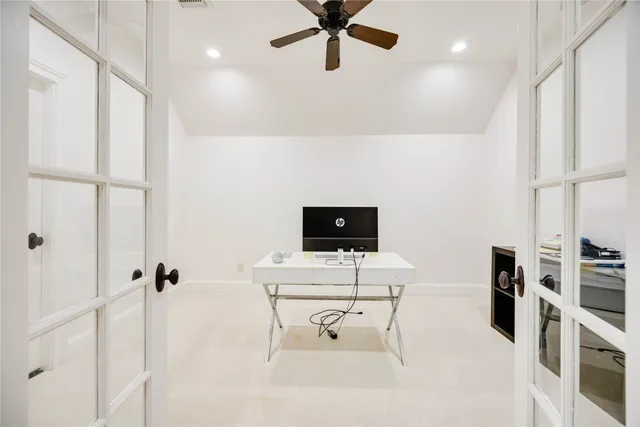 a room with a couch and a flat screen tv