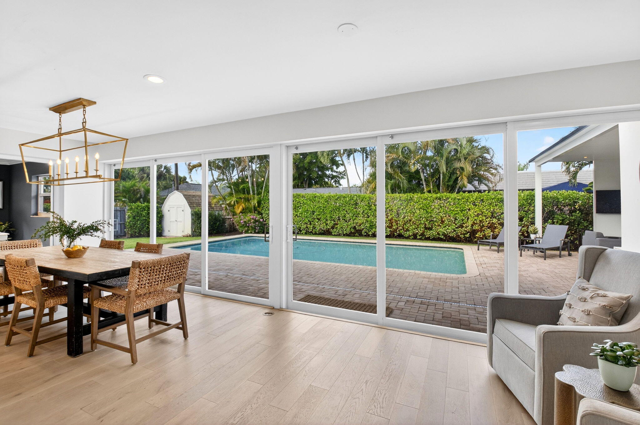 525 Sunset Road Boynton Beach, FL 33435 - Photo 26 of 62 a dining room with furniture window and outside view