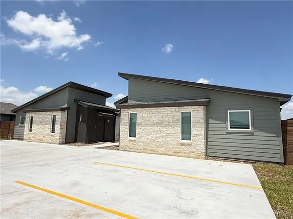 a view of a house with a outdoor space