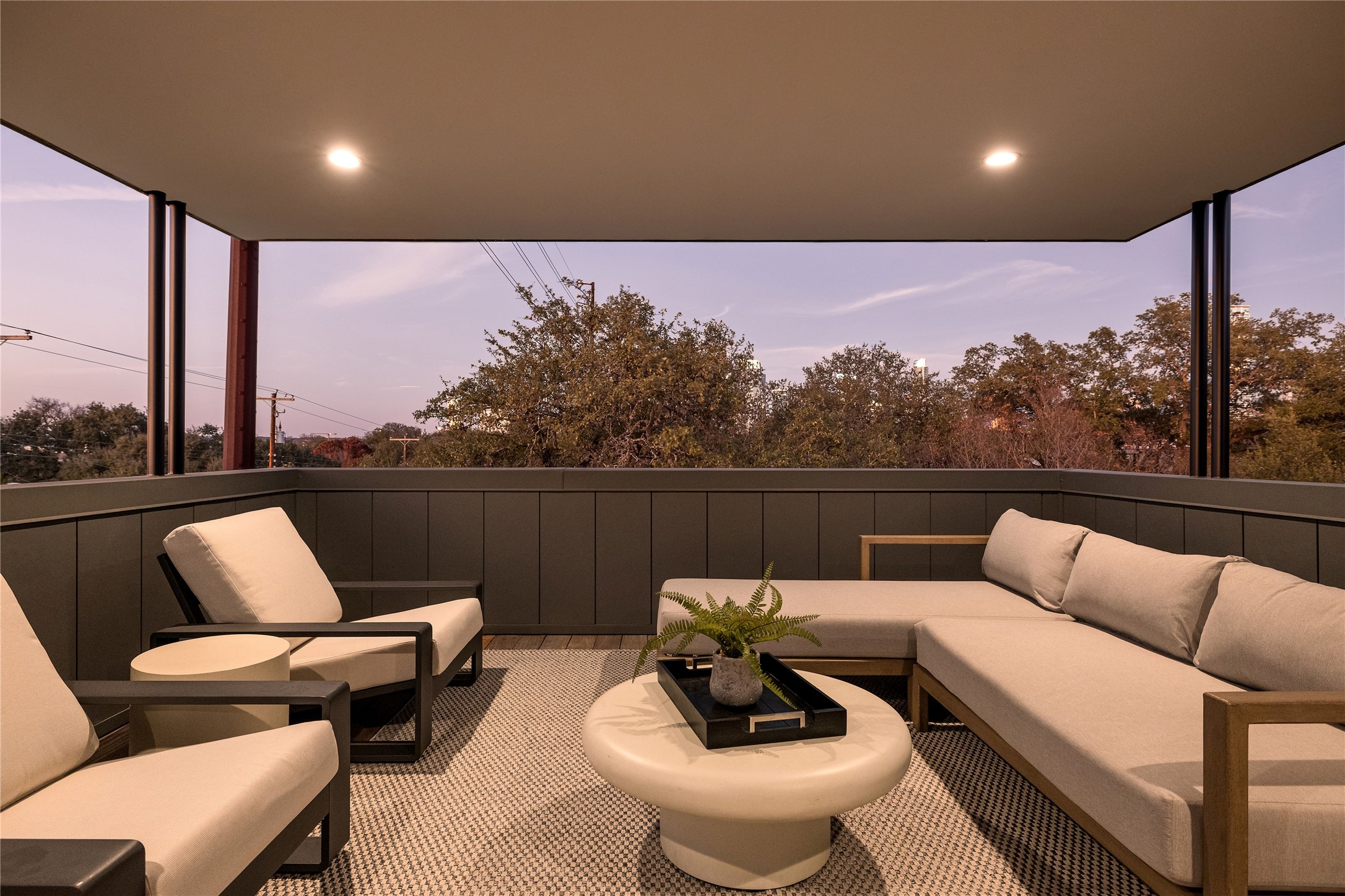 915 Columbus Street Austin, TX 78704 - Photo 31 of 34 View of patio featuring an outdoor living space