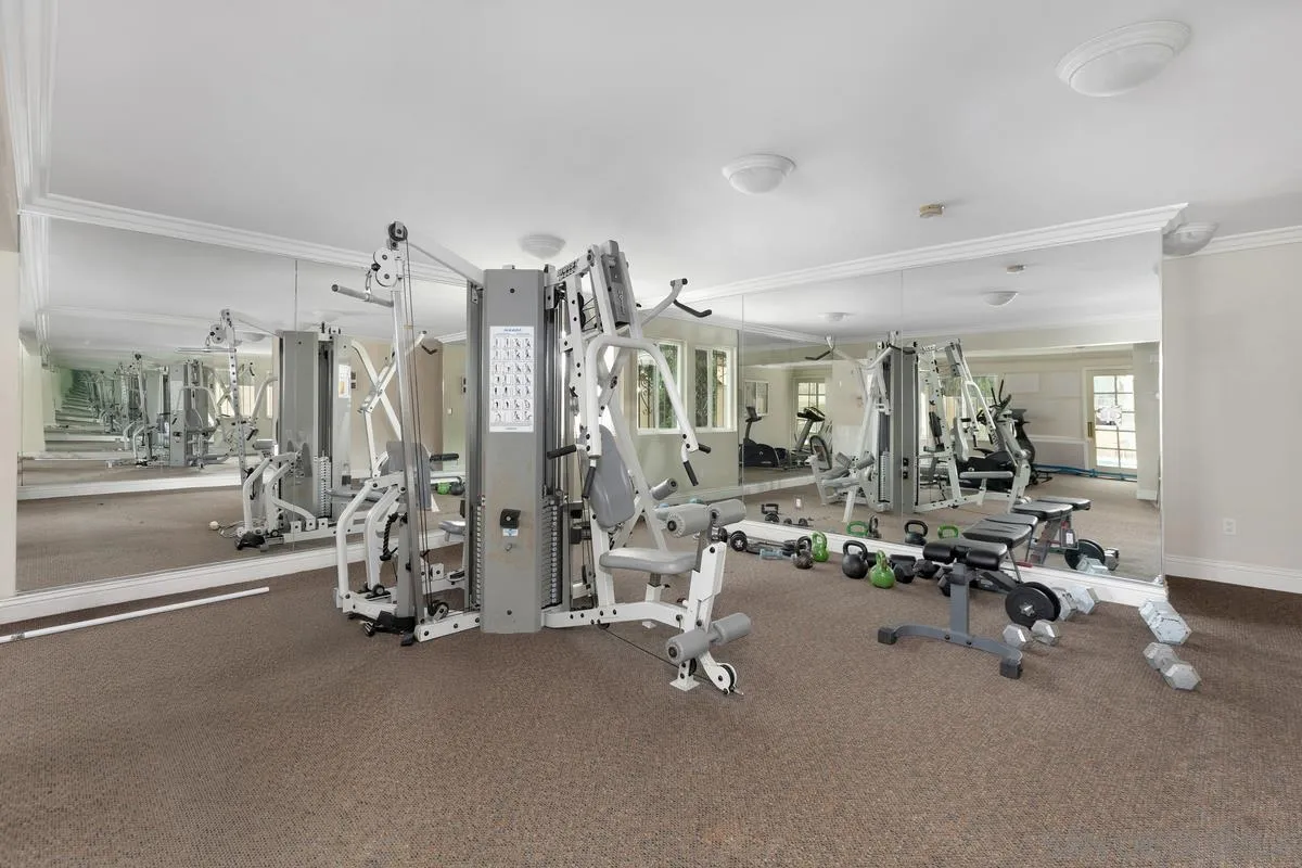 3980 8th Avenue, Unit 308 San Diego, CA 92103 - Photo 31 of 33 a view of a room with gym equipment