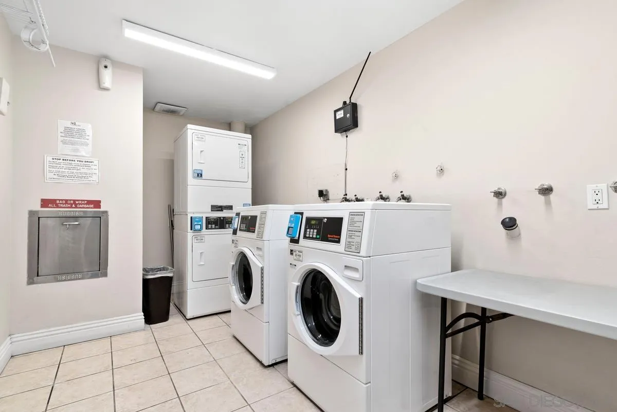 3980 8th Avenue, Unit 308 San Diego, CA 92103 - Photo 33 of 33 a view of kitchen and washer and dryer