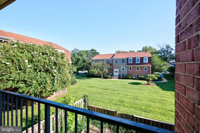 a view of a city from a balcony