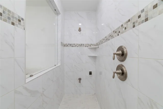 a close view of shower tap