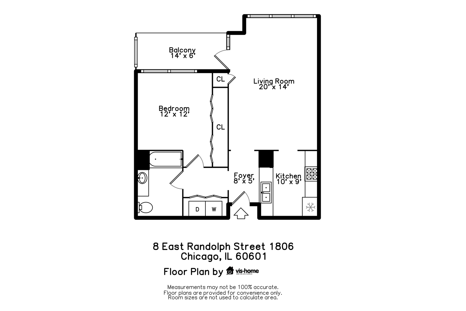 8 East Randolph Street, Unit 1806 Chicago, IL 60601 - Photo 23 of 23 a picture of a park with an bench