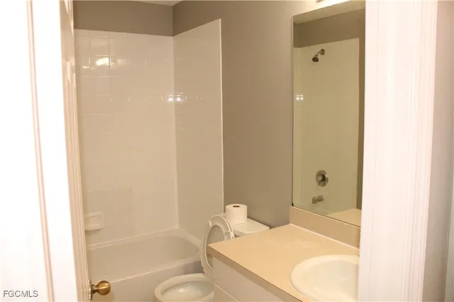 a view of a room with an empty shelves and balcony