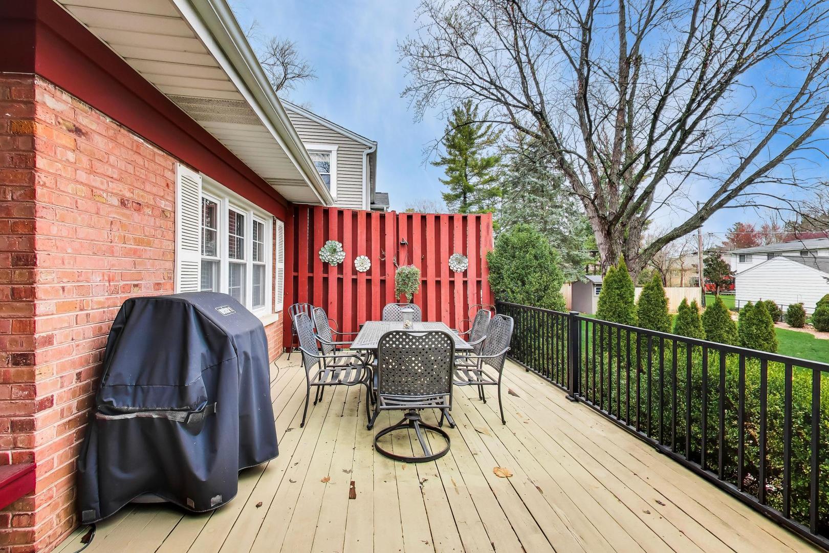 511 South Hi Lusi Avenue Mount Prospect, IL 60056 - Photo 36 of 51 a view of balcony with wooden floor and outdoor seating