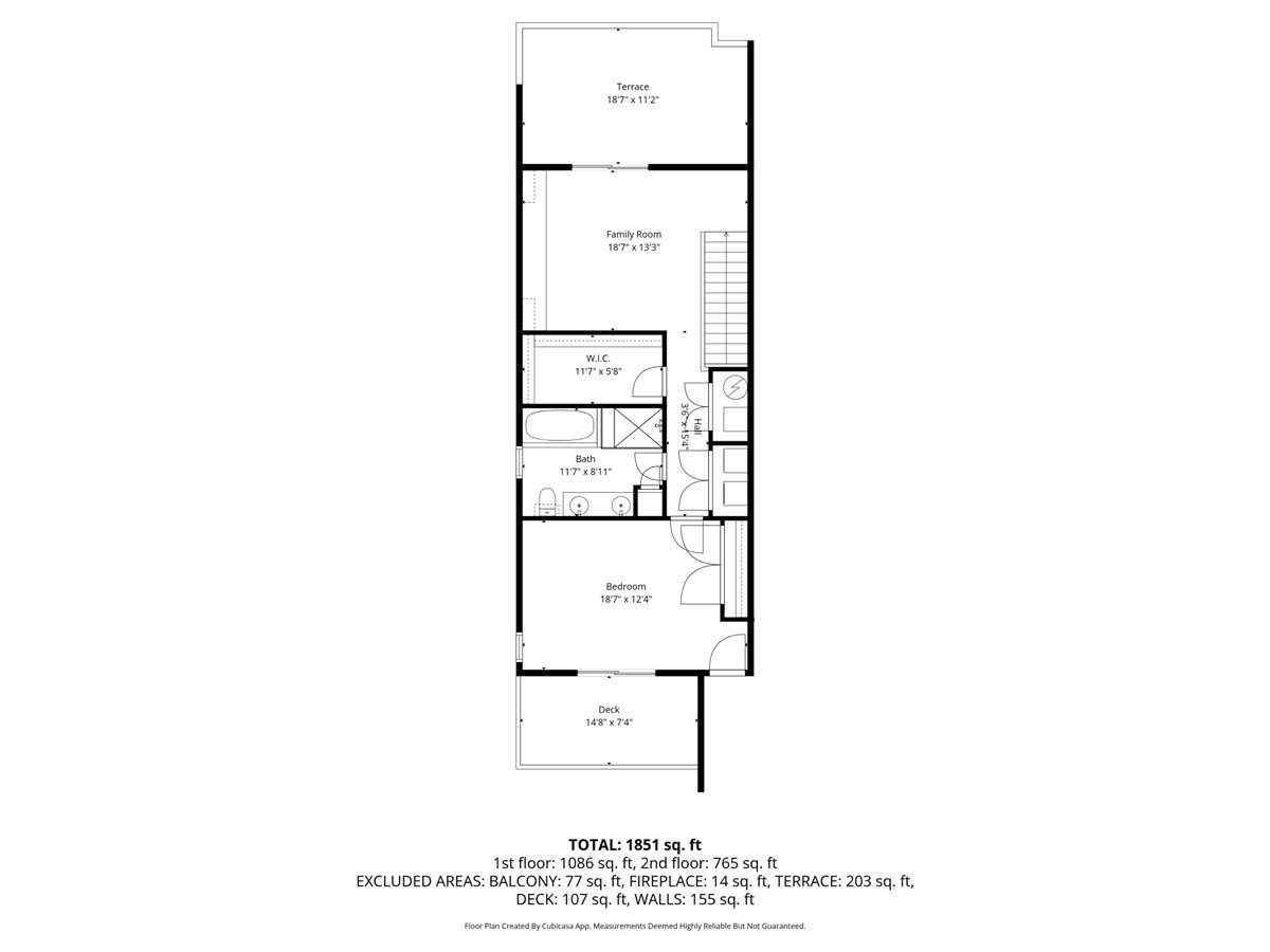 618 North May Street, Unit C Chicago, IL 60642 - Photo 29 of 30 a picture of a floor plan