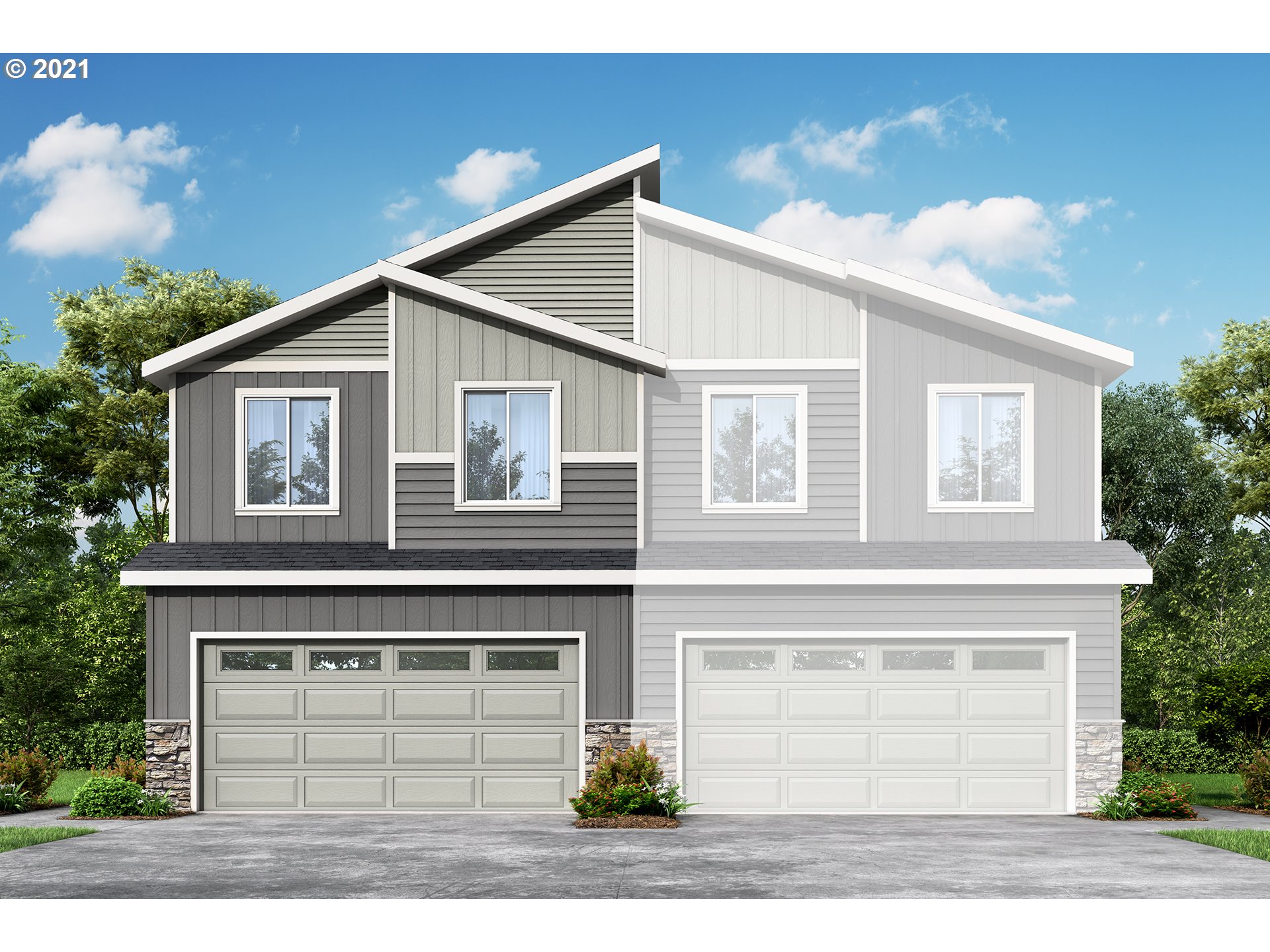 2346 South Brookside Place Ridgefield, WA 98642 - Photo 1 of 31 a front view of a house with a yard and garage