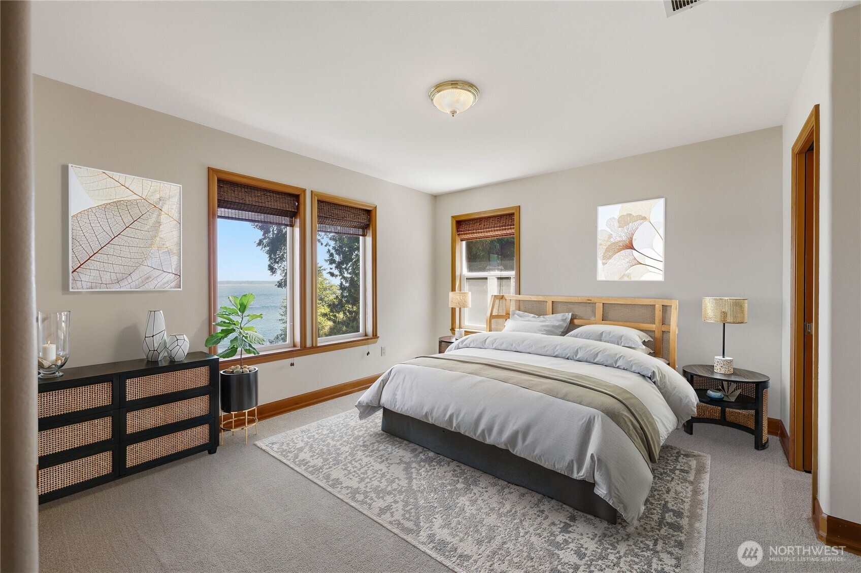 252 Jansen Road Nordland, WA 98358 - Photo 18 of 40 a spacious bedroom with a bed and a window