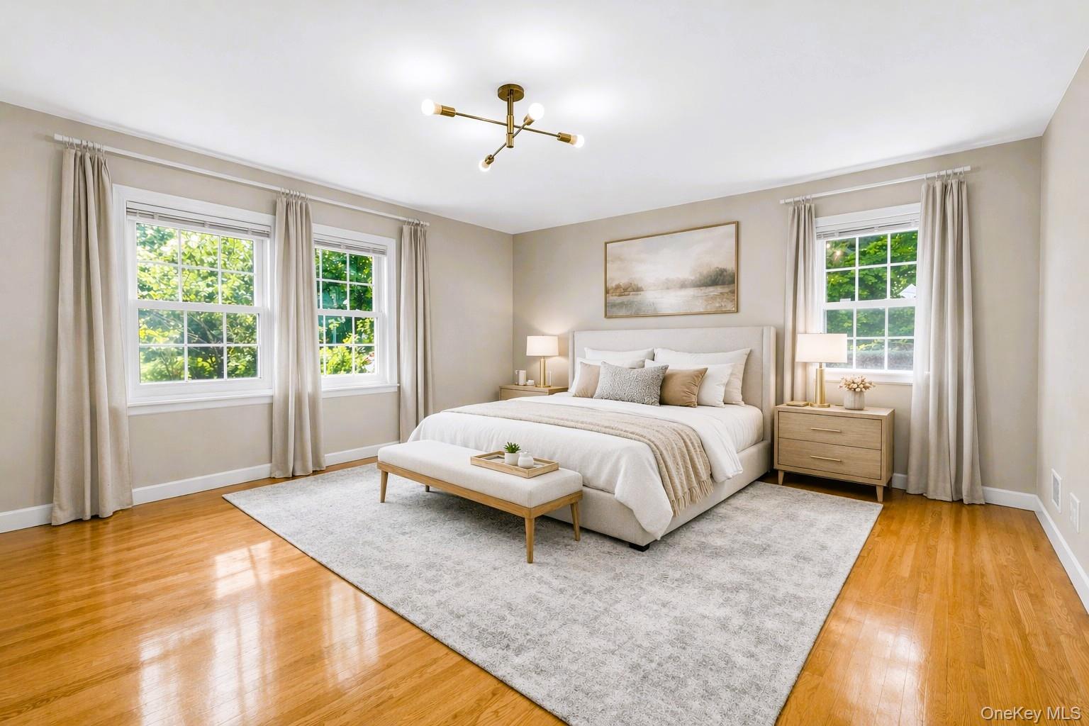 88 Spier Road Scarsdale, NY 10583 - Photo 12 of 26 Primary bedroom, digitally staged