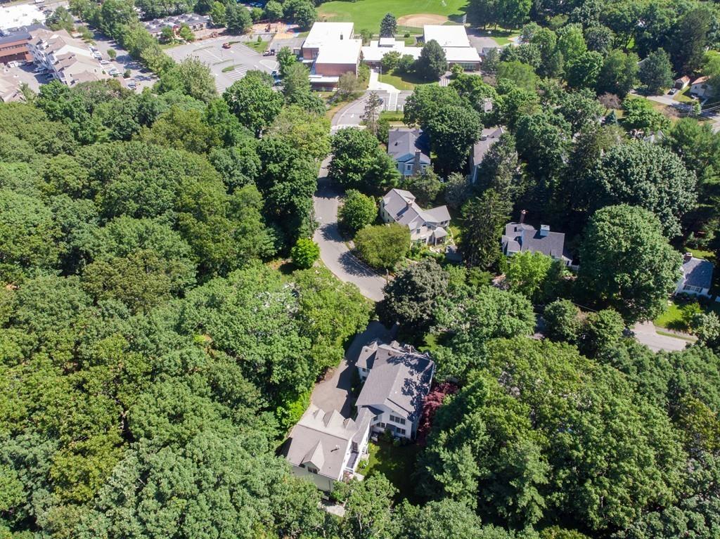 9 Madison Road Wellesley, MA 02481 - Photo 39 of 40 an aerial view of residential house with outdoor space and trees all around