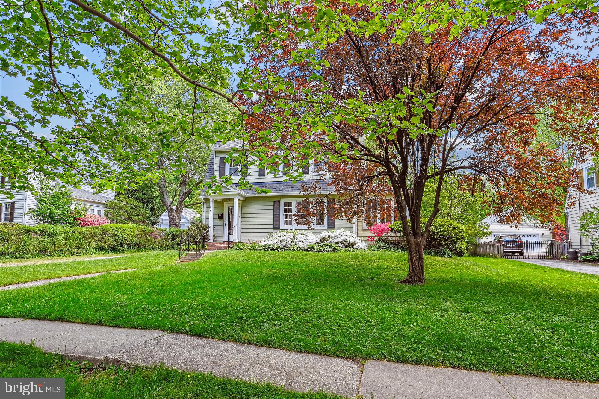6211 Pinehurst Road Baltimore, MD 21212 - Photo 6 of 37 a view of a house with a big yard potted plants and large tree