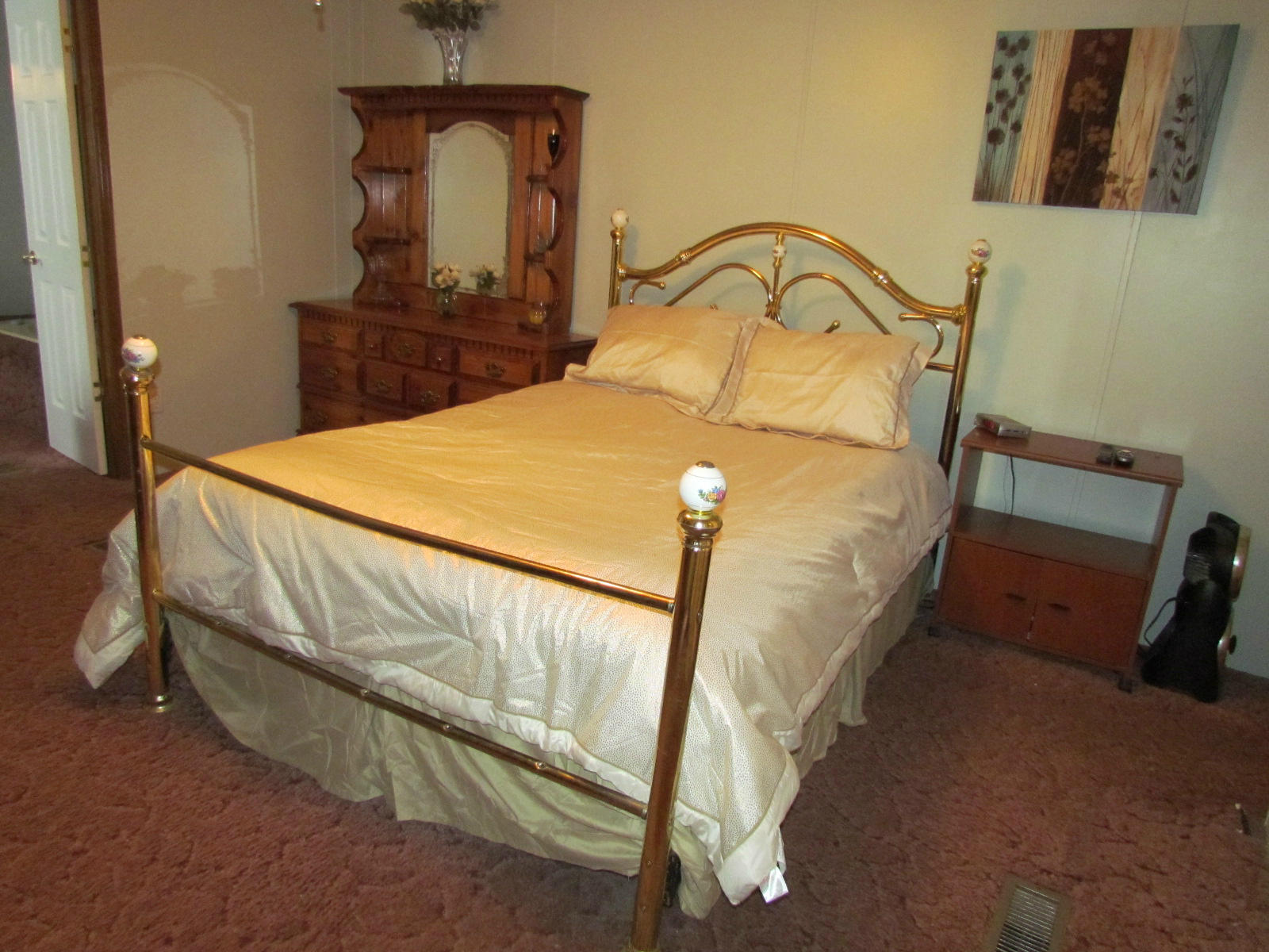 109 Westgrove Road Blue Ridge, VA 24064 - Photo 11 of 14 a bedroom with a bed and a mirror on the dresser